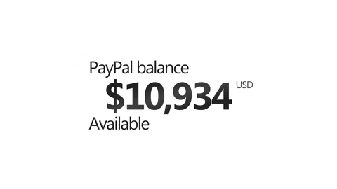 PayPal Balance Card, a PayPal payments element for YouTube thumbnails, as a layered Photoshop file