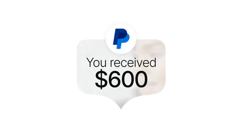 PayPal Payment Received, a PayPal payments element for YouTube thumbnails, as a layered Photoshop file